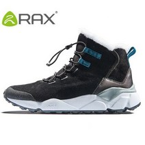 스노우보드부츠 스노우보드 바인딩Rax 남성용 따뜻한 겨울 부츠 미끄럼 방지 플러시 스노보드 신발 고품, 08 10, 03 Men Black_08 10