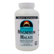 소스내츄럴스 마그네슘 말레이트 3750mg 타블렛, 180개입, 1개