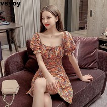 vsyoy 플라워 프렌치 원피스