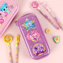 캐치티니핑 투명 엠보 EVA 필통 문구 추천 파우치 펜 케이스 초등학생 입학 선물 학용품, 상세페이지 참조, 상세페이지 참조