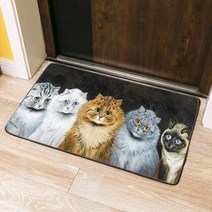 펫드라이룸 반려동물 반려견 드라이기 동물 고양이 그림 바닥 매트 미적 예술 디자인 침실 침대 앞의 건조 발 카펫 러그 직사각형 애완, [01] 100x160cm, [08] 8