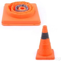 접이식 소형 칼라 공사 라바 주차 꼬깔 안전표시 콘