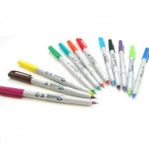 [샤피] 유성 네임펜 울트라 파인/ Black외 11종(한자루), Brown