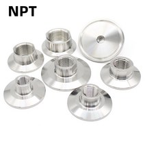 각파이프조인트 암나사 어댑터 위생 스테인레스 스틸 트라이 클램프 파이프 피팅 자작 나무, 03 TC64MM_01 1/4