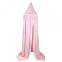 어닝룸텐트 트레일러 카고 도킹 차박 텐트 코튼 아기 침대 그물 안티 모기 캐노피 해충 방제 거부 공주 소녀 방 장식, [03] pink