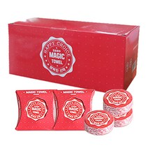 매직행주 매직타올 압축요술행주 가정용 선물용 판촉 세탁가능 동전 타월, 10매