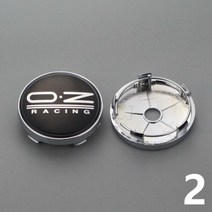 4pcs 60mm/55mm 클립 oz 휠 센터 캡 자동차 커버 바퀴에 모자 o.z 레이싱 엠 블 럼 허브 뚜껑 범용 액세서리, 2