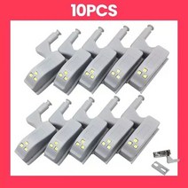 싱크대경첩 경칩 가스쇼바 스마트 터치 센서 Led 조명 12V 캐비닛 욕실 캐비닛 가정용 문 주방 램프, 02 Warm Light, 03 Sets of 10 pcs