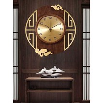 벽걸이 시계 거실 경사 벽면 집들이 선물 개업 궤종, 20인치 이상 철골 프레임 A형