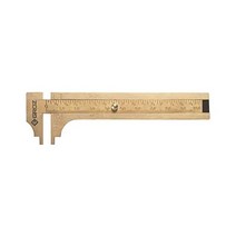 Groz 01304 10.2cm4인치 황동 캘리퍼, 단일옵션