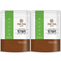 인차 히말라야 핑크솔트 핑크소금 암염 조미료 굵은소금, 500g, 2개