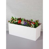 스테인리스 직사각형 직사각 긴화분 화분 거치형, X번 스타일