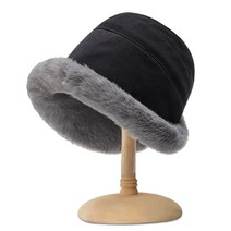 여자 여성 벙거지모자 와이드 브림 양털 양고기 양동이 모자 여성 2022 가을 겨울 모자 따뜻한 남자 어부 모자 남자 낚시 파나마 모자 bob jacquemus