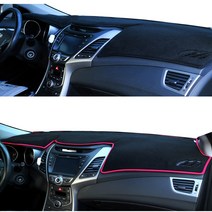 더나우 뉴 코란도 밴 C 스포츠 투리스모 벨루아 논슬립 대쉬보드커버, 뉴코란도 C(13년 8월 이후/일반형), 라인색상/레드, 쌍용