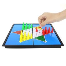 [맥에듀] 다이아몬드게임 자석보드게임 체스 여행용게임 다이아몬드 자석 보드게임 B232