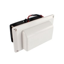 코번트 트레일러 사이드 에어 벤트 환기 배기 팬 DC 25W 카라반 캠핑카 캠핑 해양 요트 액세서리, [02] WHITE