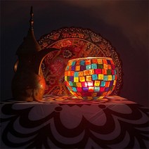 스테인드글라스 스탠드 미니 터키 협탁 조명 중동 인테리어 식탁 거실 베란다 다양한 조명 등, F_C-06