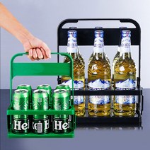 커피캐리어 캠핑 컵 배달 캔 음료수 6구 홀더 트레이, 2-커피캐리어-블랙