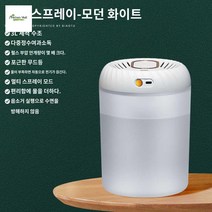 자연기화식 빗소리 가습기 물멍 비멍 백색소음 레레스트 에어워셔, (트렌디 화이트 3L 원샷) 멀티 필터 소독