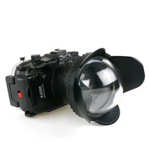 소니 A5000 카메라용 방수 하우징 케이스 16-50mm 스쿠버 다이빙 수중 40m 사진 장치 + 필터 어안 스태빌라이저, Case and fisheye_A6000 A6300 A