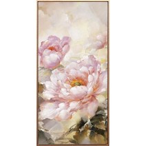 HAENGBUK 모란꽃 부귀 보석십자수 대형사이즈 부자재 세트, 하나, 90X170CM