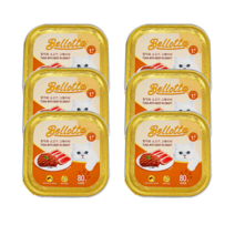 벨로타(고양이트레이) [참치와 소고기 그레이비] (80g) 태국 타이유니언 리얼미트 Bellota Tuna and Beef Gravy, 낱개