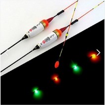 야부코리아 이화요수찌 천리안 진달래 (4점등) 전자찌 민물낚시찌 민물찌 낚시찌 이화스포츠 요수찌, 적색