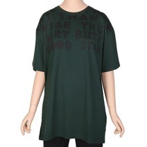 기타 [명품]메종 마르지엘라 21FW 여성 스티치 로고프린팅 반팔티 그린 ..