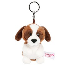 NICI 니키 버나드 도그 키체인 10cm 악세사리 팬시, 1