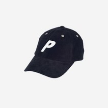 [정품] 팔라스 P 코드 6-패널 캡 블랙 - 19FW Palace Cord 6-Panel Black
