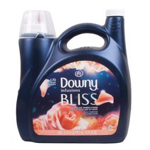 다우니 인퓨전 블리스 섬유유연제 스파클링 앰버 앤 로즈 본품, 3개, 3.4L