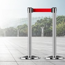펜스 휀스 이동식 가림막 안전 접이식 차단봉 난간대 산업용 격리 벨트 대기열 가드, 04.갈색 2m