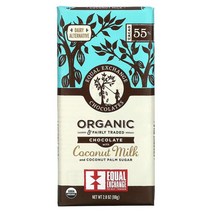 이퀄 익스체인지 코코넛 밀크 초콜릿 코코넛 팜 슈 79g Equal Exchange Coconut Milk Chocolate