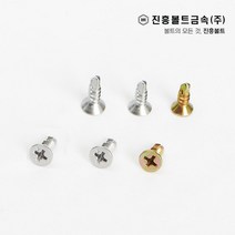 일반 스텐 접시머리 직결나사 피스 봉지판매(13mm ~ 100mm), 1.백도금, FH #8-16