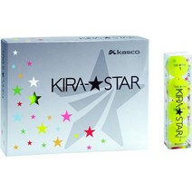 캐스코(Kasco) 골프공 KIRA STAR2 키라스터 2N, 03.옐로, 01.4개입