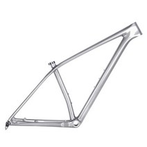Spcycle 29er MTB 카본 프레임 BSA 12x148mm 부스트 XC 하드 테일 산악 자전거 프레임 초경량 T1000 29, Size S Glossy, Metallic Silver