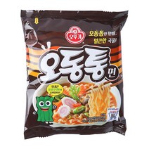출출할때 오뚜기 오동통면 120g 봉지라면 사무실 회사 직장 학생 간식 식사대용 시원한국물, 단품