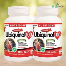 캐나다 뉴트리돔 유비퀴놀 Ubiquinol 활성형 코큐텐 100mg 30소프트젤 2병