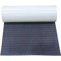 양양서핑강습 EVA 서핑 보드 트랙션 패드 1200x300x5mm 미끄럼 방지 다이아몬드 그립 매트 카약 RV 요트 풀 스케이트 용 트리밍 가능 시트 스키보드, Dark Black