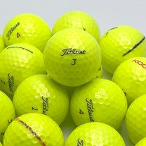 타이틀리스트 Pro V1 Pro V1x AVX 옐로우 혼합 10개 로스트볼, A+급