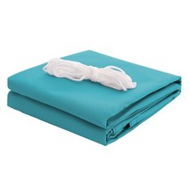 차량어닝타프 차량어닝 차량어닝탠트 차량어닝레일 sun shade sail 야외 방수, 레이크 블루, 4x4m