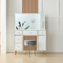 트루앤미 텐더 와이드 수납 입식 화장대 1000 TT929, 단품