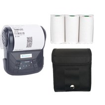 휴대용프린터a4 dc5v usb 3quot 80mm 미니 무선 열 영수증 라벨프린터, 검은색, 나는 플러그