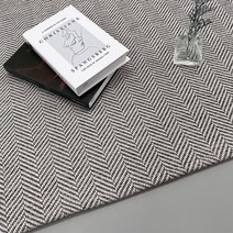 자가드 헤링본 사계절 카페트 거실 러그 150x200cm