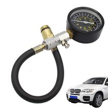 Pro 실린더 압축 시험기 섬세한 엔진 게이지 시험 도구 모터 압력 0-300PSI, [05] 2 Pcs Black
