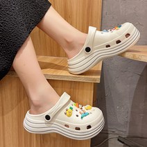 에르모소 EVA 과일소녀 플랫폼 통굽 아쿠아 슬리퍼 아쿠아슈즈 실내화 여성슬리퍼 여자슬리퍼 사계절 H-S033