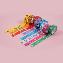 다꾸 데코 종이테이프 BT21 마스킹테이프 15mm, 쿠팡 망