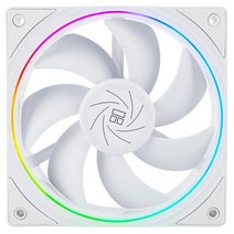 써멀라이트 Thermalright TL-S12W CPU 팬 케이스 쿨러 PWM 팬 미세 조리개 조명 효과 ARGB 조리개가 있는 4핀 커넥터 컴퓨터 1500RPM 속도 PC 냉
