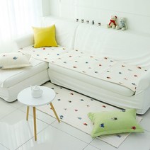 [닻별점빵]귀여운 곰돌이 쇼파 소파 국내 사계절 패드 침구 미끄럼 방지 누빔 3인용
