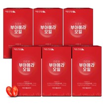 더존건강 더조은 부아메라오일 500mg x 30캡슐 6박스, 6개